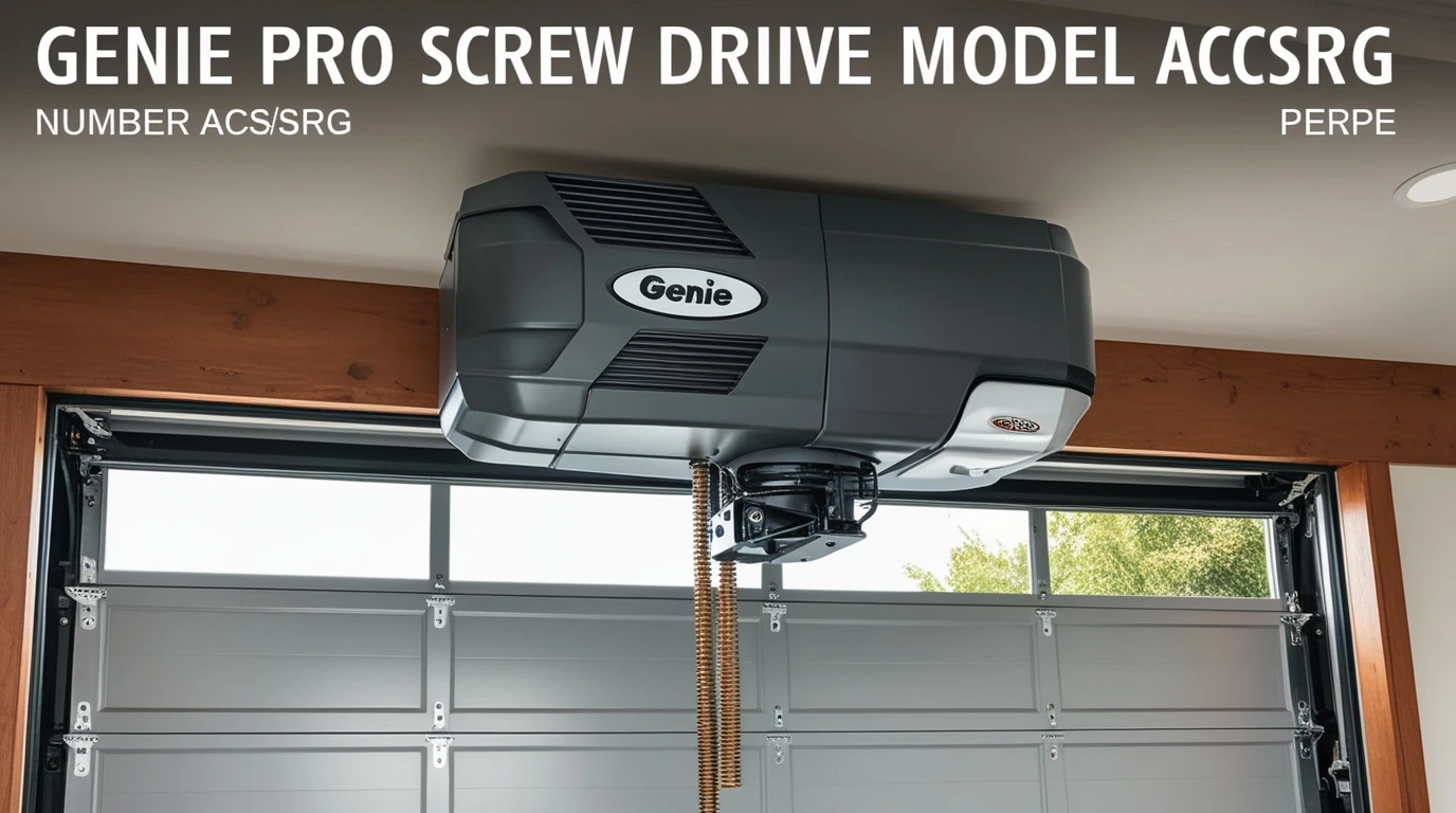 Genie Pro Screw Drive Model Number ACSRG