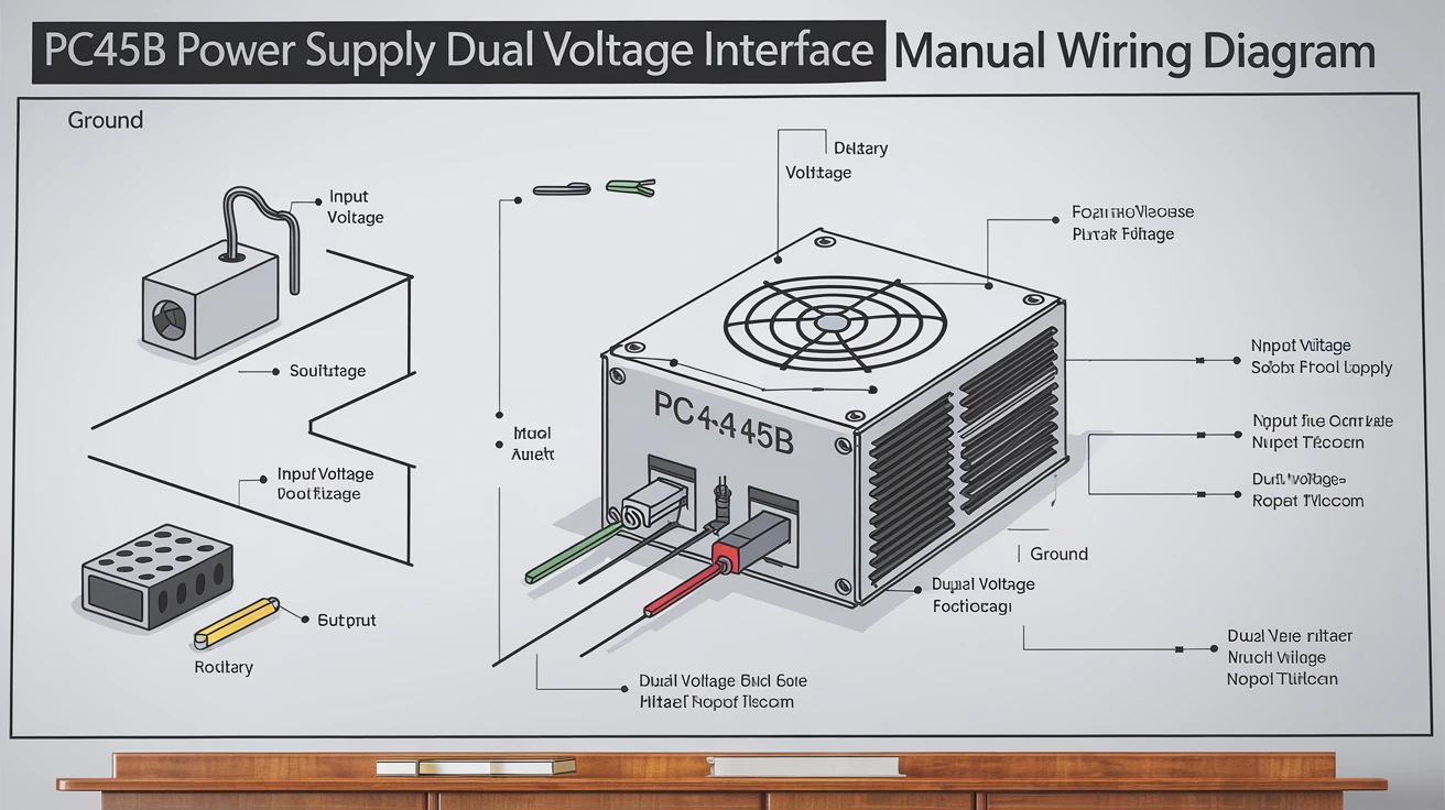 Pc45b Power Supply Dual Voltage Interface Manual wiring Diagram