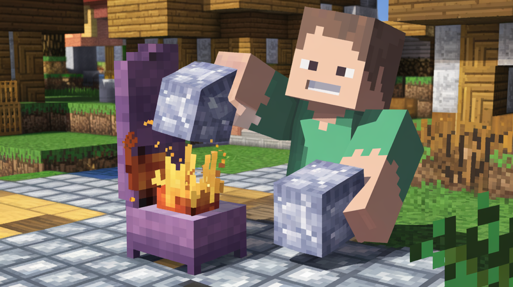 How to Make Smooth Stone in Minecraft